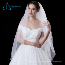 Elegante e elegante Tulle de alta qualidade Elegante Casaco branco de noiva véu
